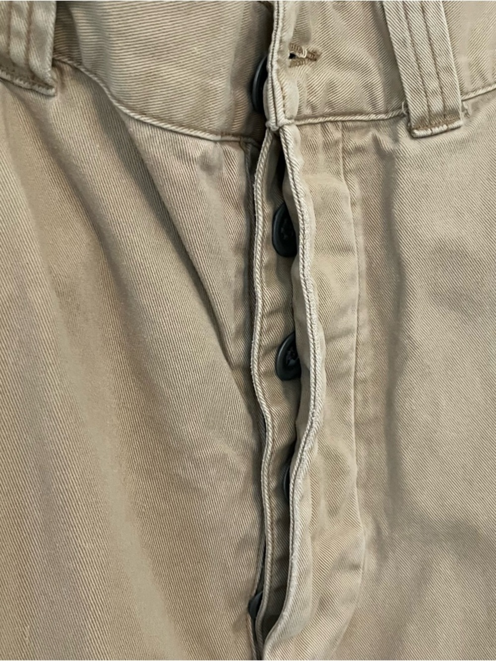 VTG Y2K Polo Ralph Lauren Tan Cargo Pants Polo 67 Chino Size 38x30 90s Read - Picture 4 of 9